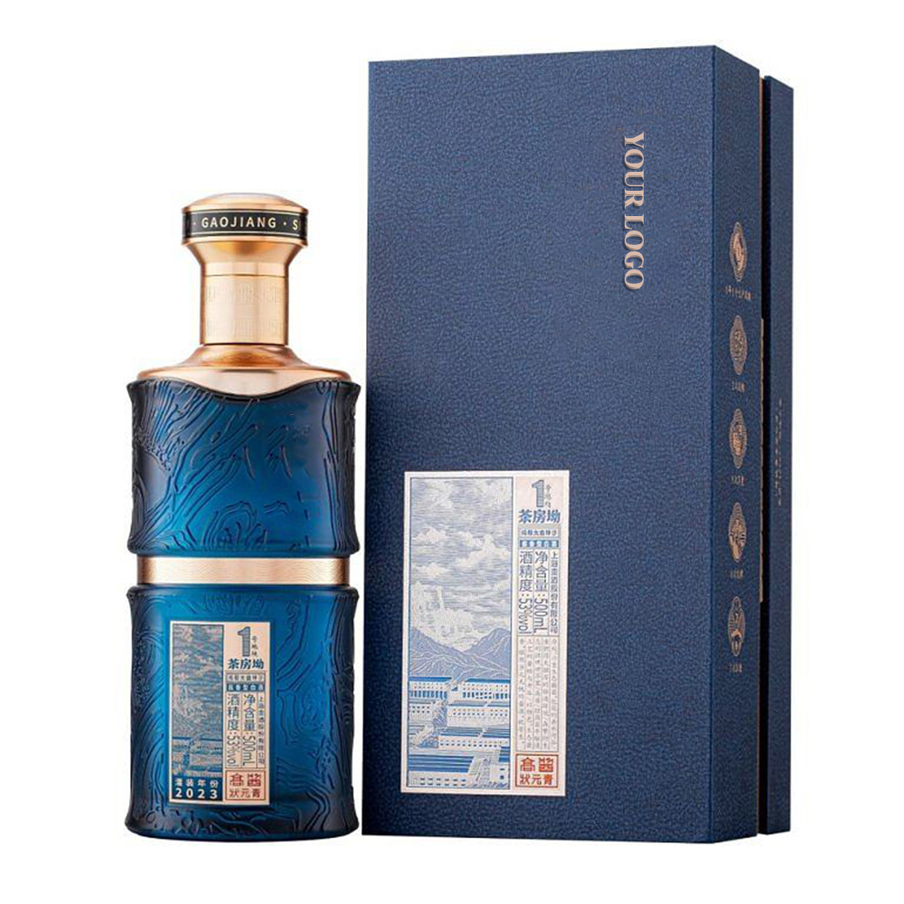 New Design Double Door Chinese Red Moutai Liquor Packing Box Famous Liquor wine box baijiu