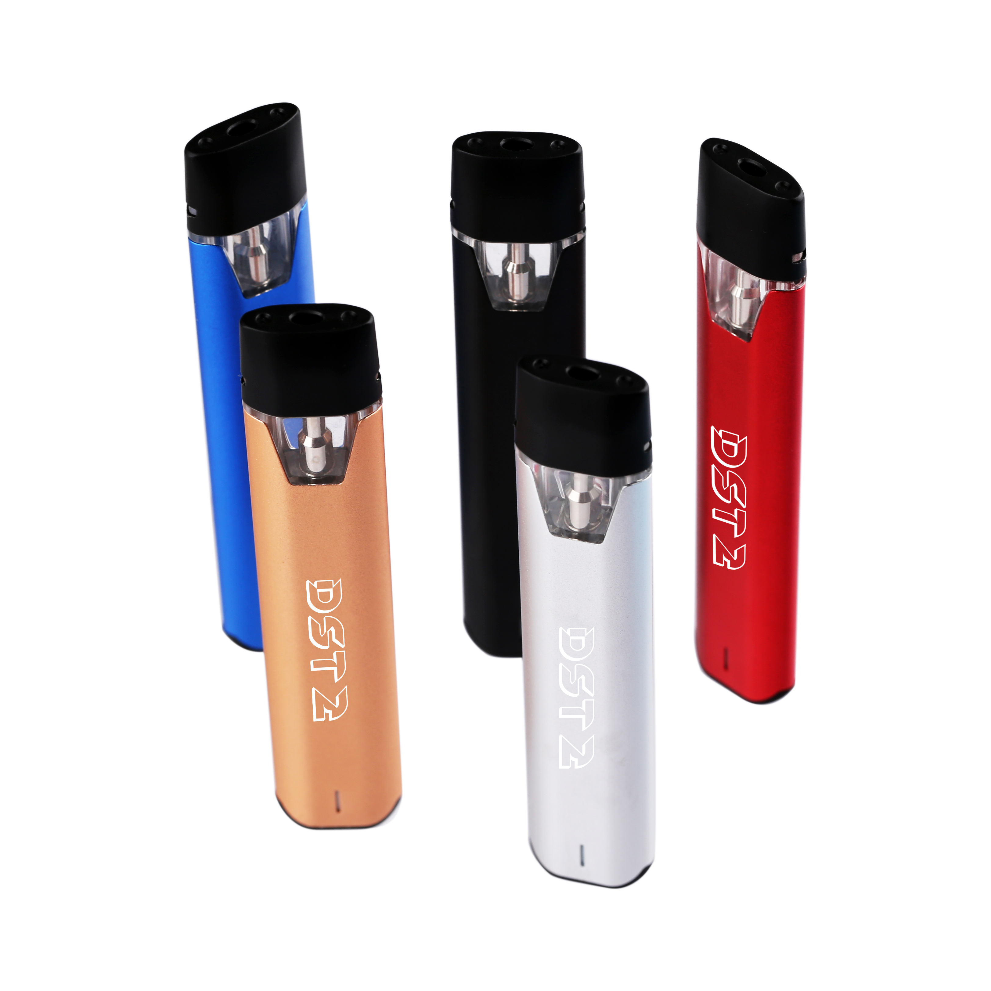 New Design ceramic coil pod system cbd oil vape pen buttonless 0.5ml cartridge led box mod