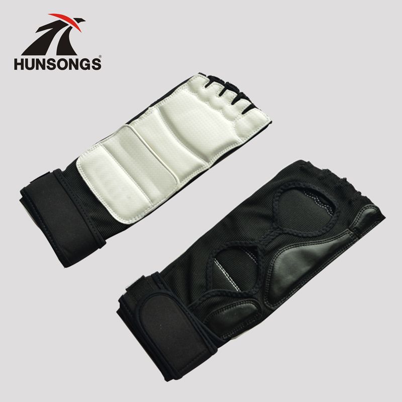Chinese importers protectorsfor High Quality PU leather high quality taekwondo foot gloves