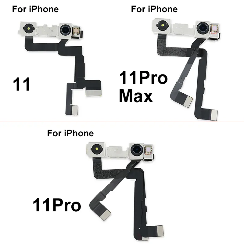 Mobile Phone Front Camera Proximity Sensor Flex Cable Repair Parts Front Camera for iPhone 11 11Pro Pro Max