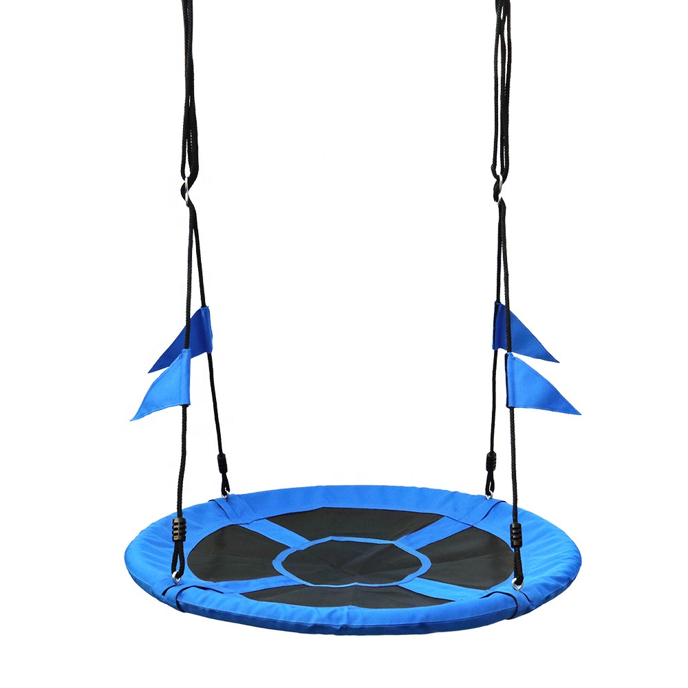 indoor and ourtdoor round oxford fabric nest swing for kids