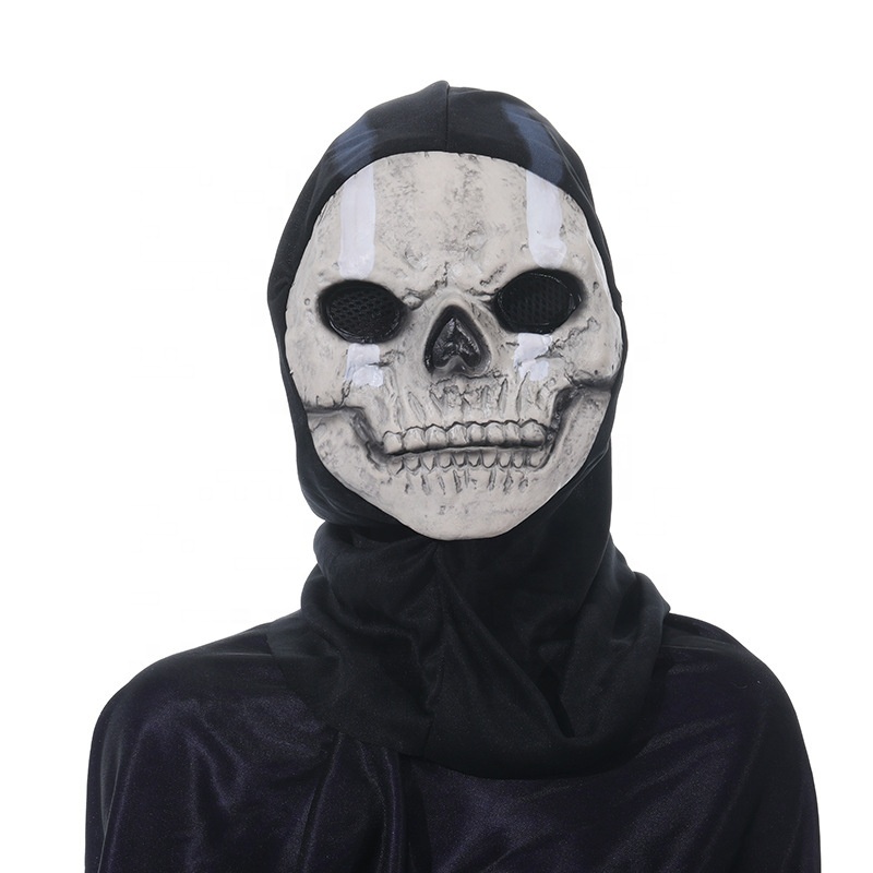 Halloween Party Latex Full Head Cover Headgear Spoof Demon Head Mask Masquerade Ball Game Skull Mask