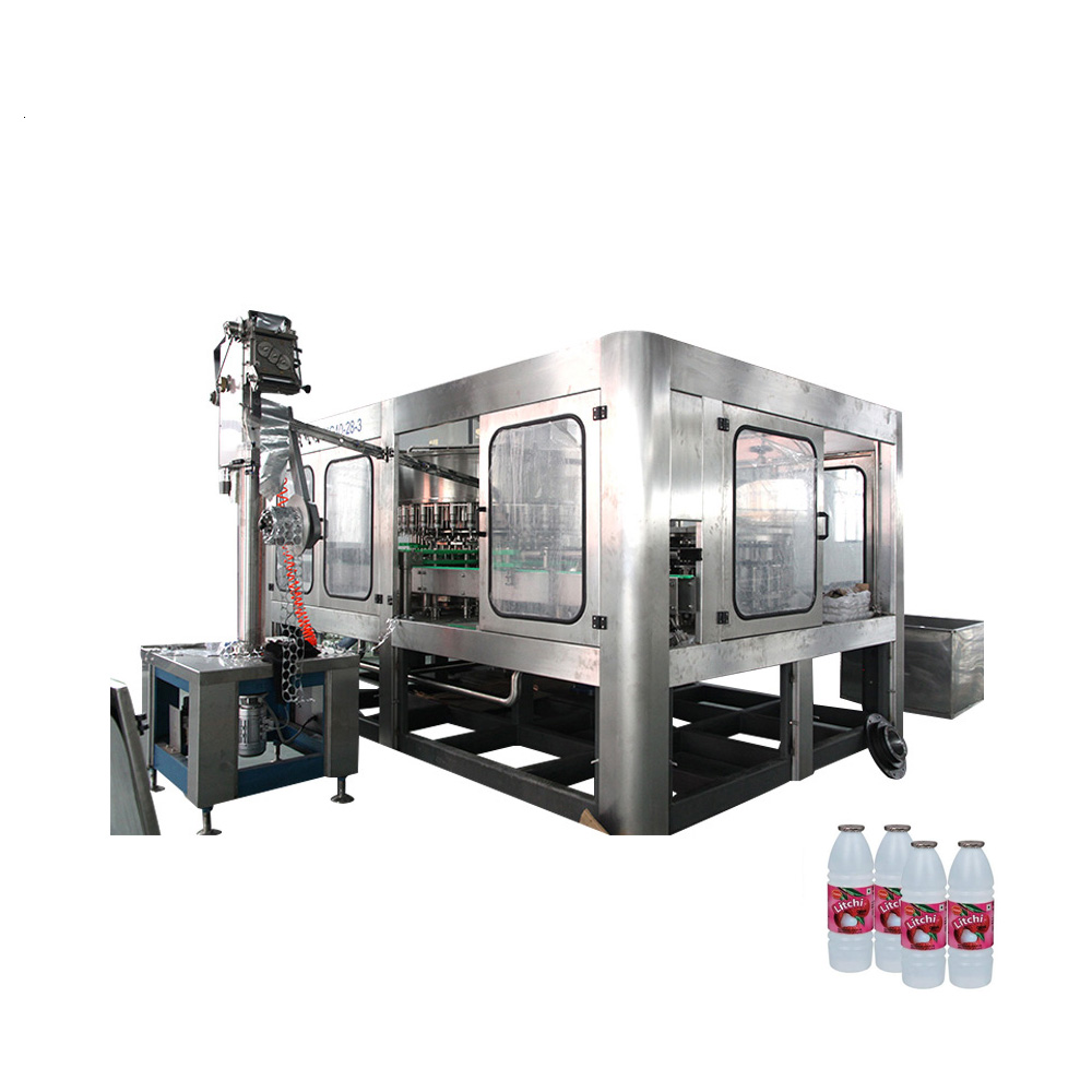 sunswell bottling Rotary PE Bottle Litchi Drinking Filling Aluminum Foil Sealing Line factories in turkey