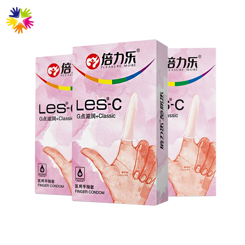 Finger Condom LES C lubricants for female sexy funny safty clean Protective finger cover