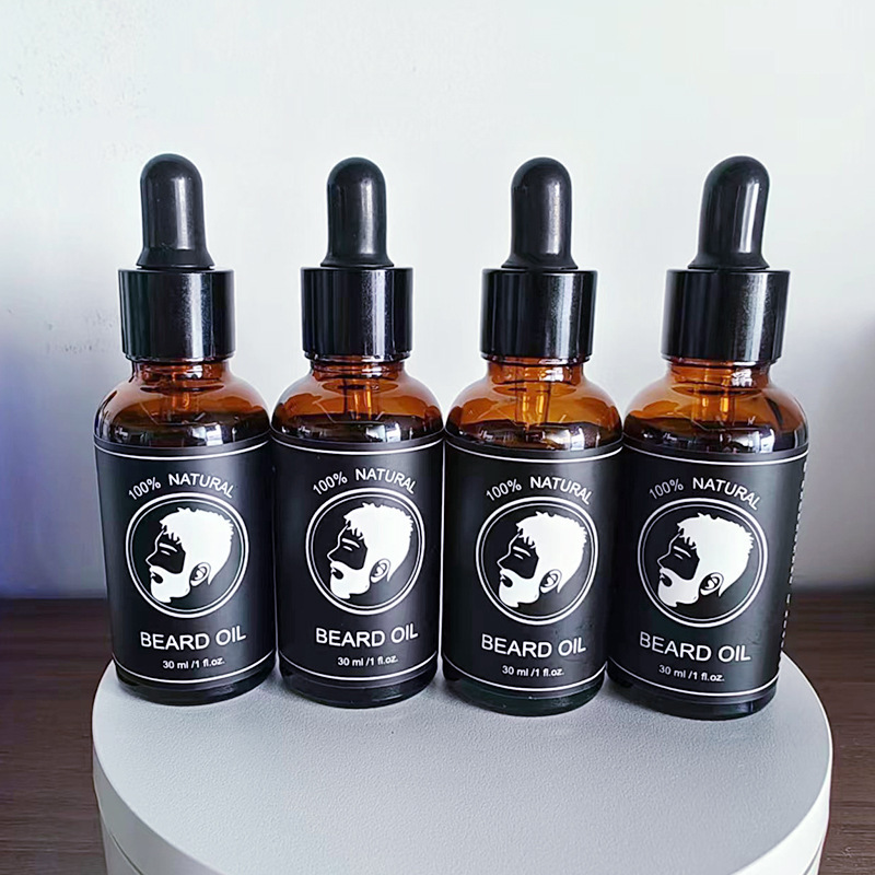 Men's Argan Oil Beard Growth Oil Private Label 100% Natural Moisturizing Beard Oil 30ML
