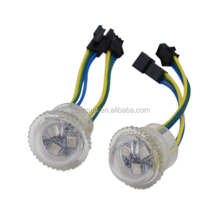 Waterproof DC12V UCS1903 LED Amusement Light 3leds SMD 5050 26mm Pixel LED