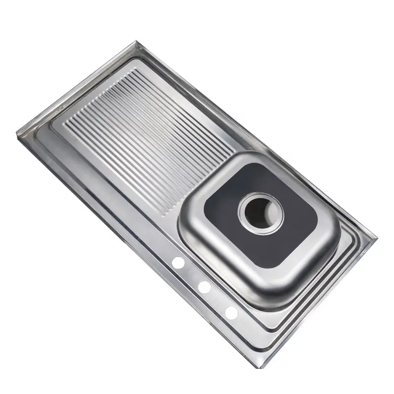 High Quality Kitchen Sinks Prices Brushed Kitchen Sinks Prices 0.5mm Thick Kitchen Sink