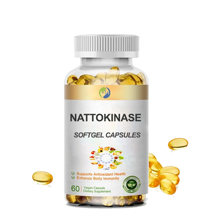 high quality natural natto extract nattokinase supplements nattokinase softgel