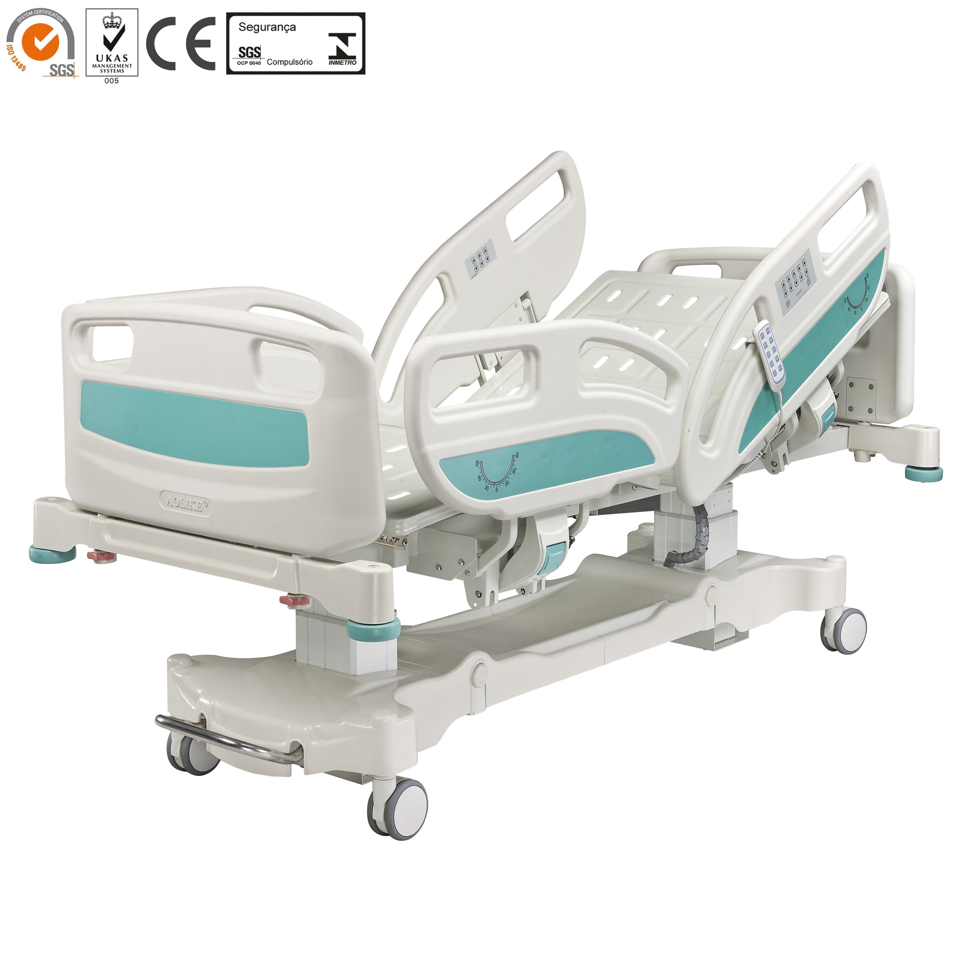 Неиспользованные усовершенствованные 5 функций CE ISO качество Электрический ICU больничные койки Металл для использования в больницах ALK06-BA508EZE 1 год