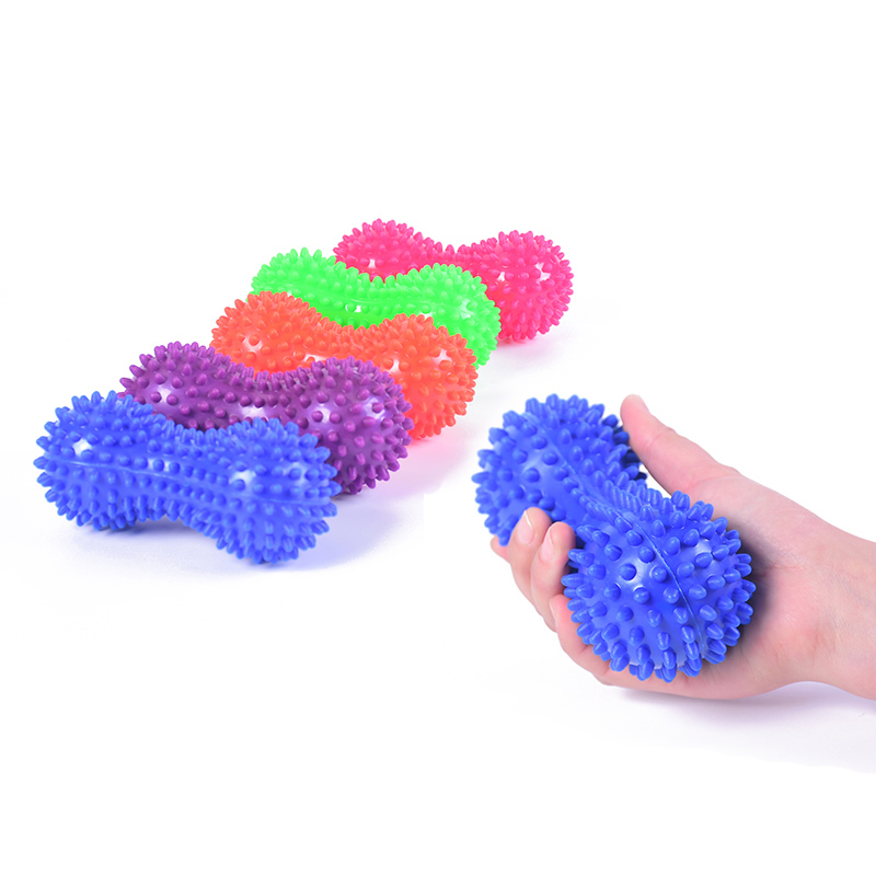 Point grip ball fitness leisure ball Spiky PVC massage peanut ball