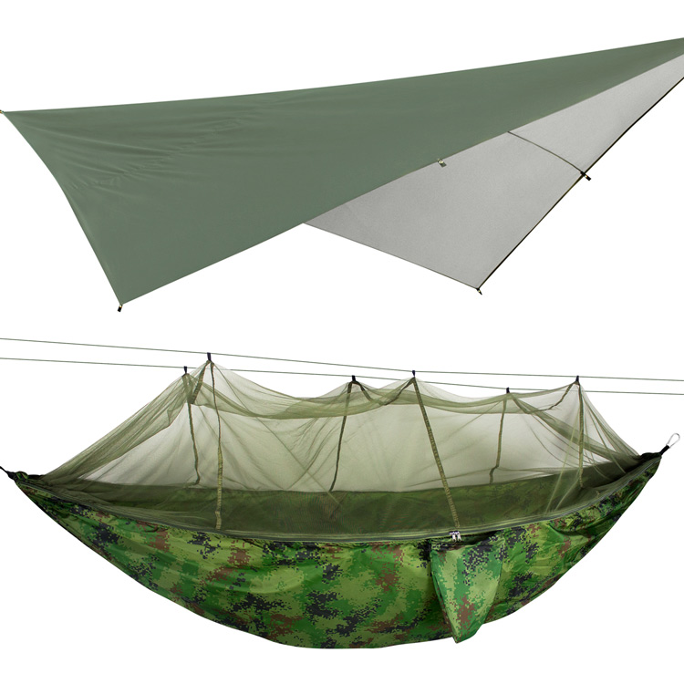 Outdoor Polyester Waterproof Sunshade Awning Camping Tarp Shelter