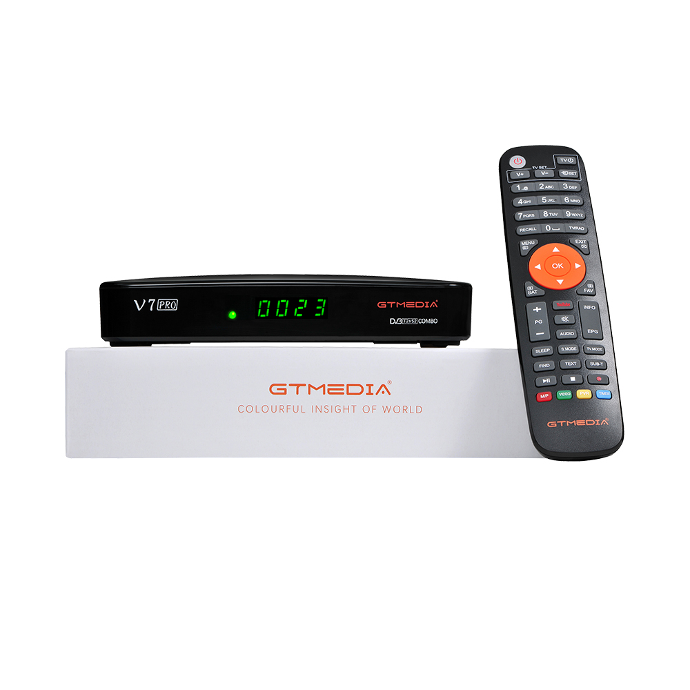 Новый HD декодер GTMEDIA V7 PRO CA, телевизионная приставка DVB-S S2 S2X DVBT T2, комбинированный спутниковый ресивер