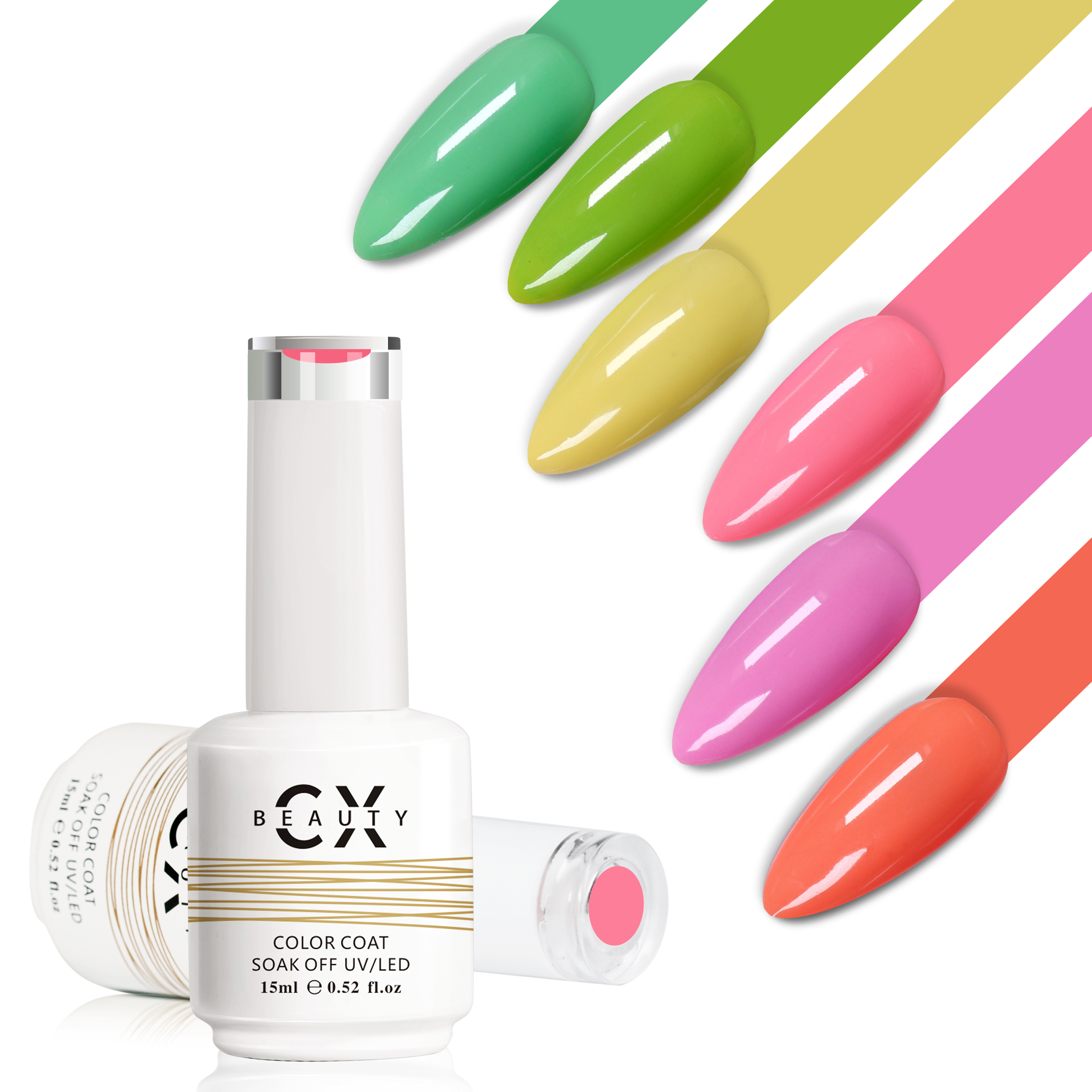 CX beauty принадлежности для ногтей бесплатный образец Hema Бесплатный расчетный гель 15 мл неоновый УФ-гель лак для ногтей