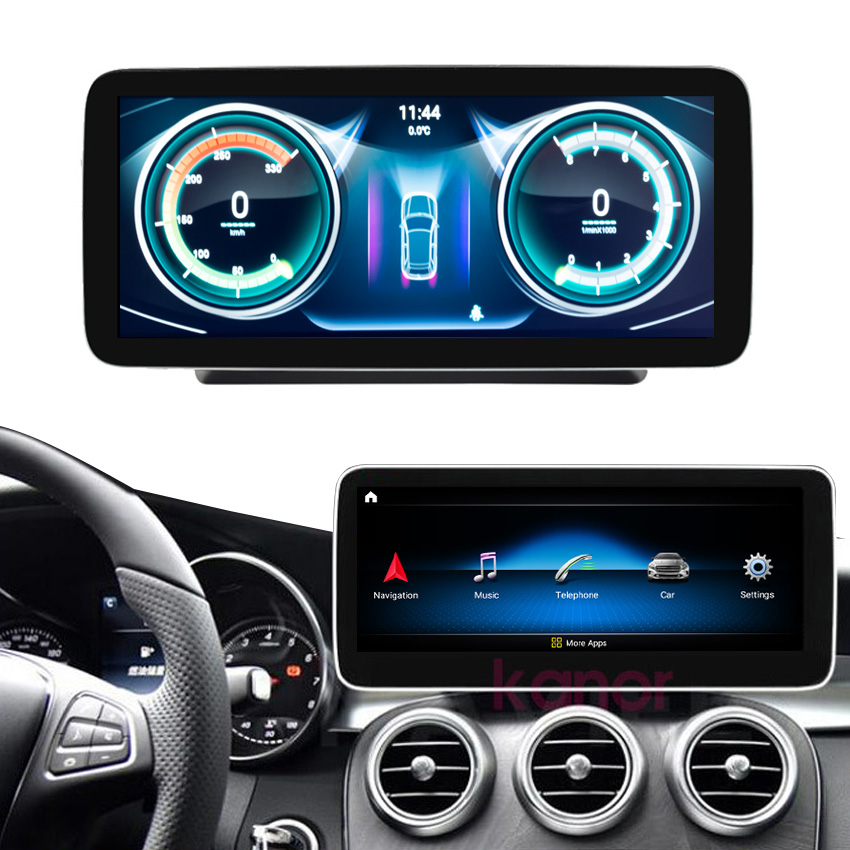 10,25 ''gps-навигатор android для Mercedes Benz C class W205 2015-2018 Автомобильный bluetooth Видеоплеер
