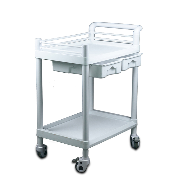 High Quality Modern style Beauty Salon Trolley With lock Hospital Trolley Medical Emergency Trolley With Wheels