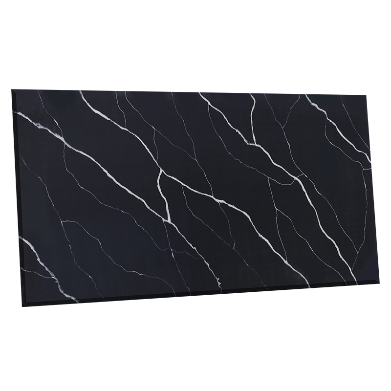pure black matte nero stone black quartz granite countertops black galaxy marble black kitchen platform