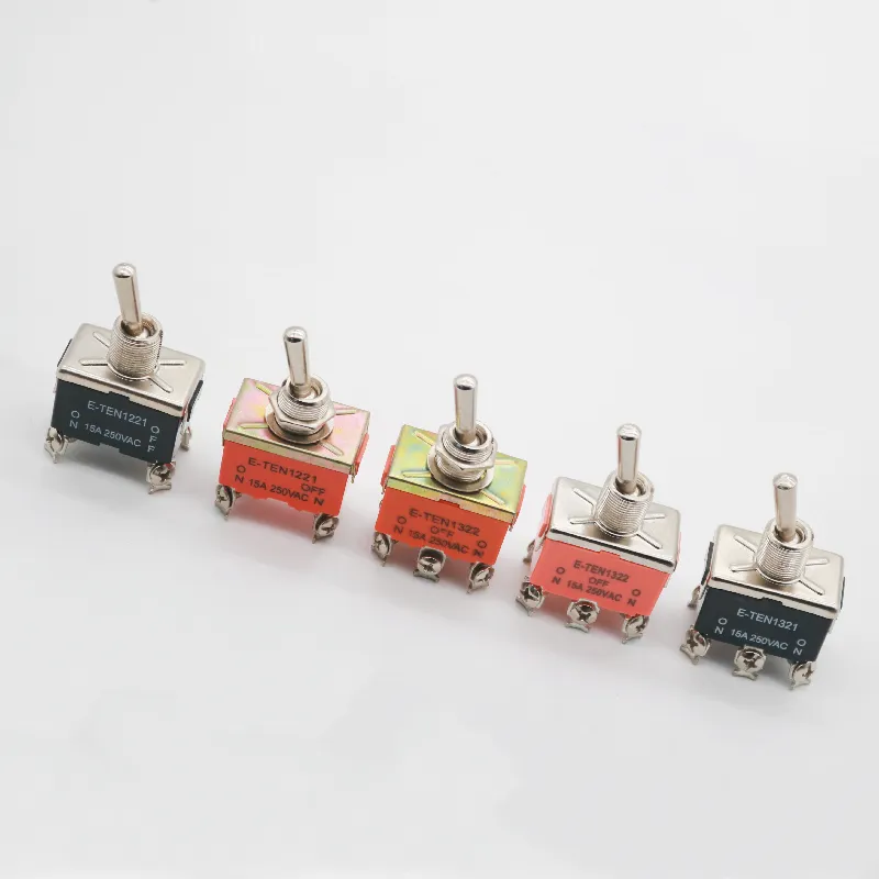 Ten-1122 3 Pin ON-Off-ON 20A 125V SPDT Heavy Duty Toggle Rocker Switch with Waterproof Cover