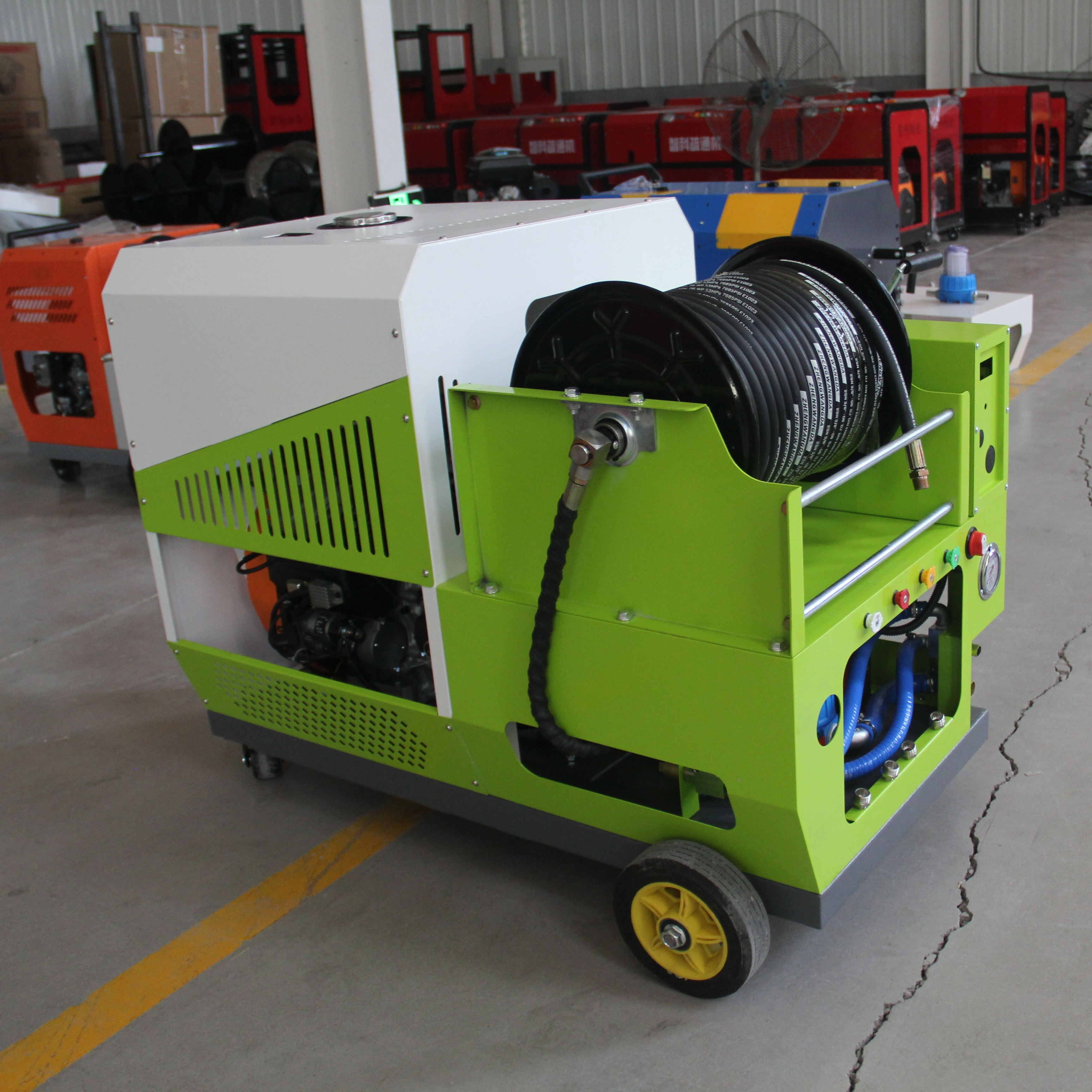 Chawtec vehicle mounted sewer jet 300bar 40lpm for industrial and municipal pipeline cleaning