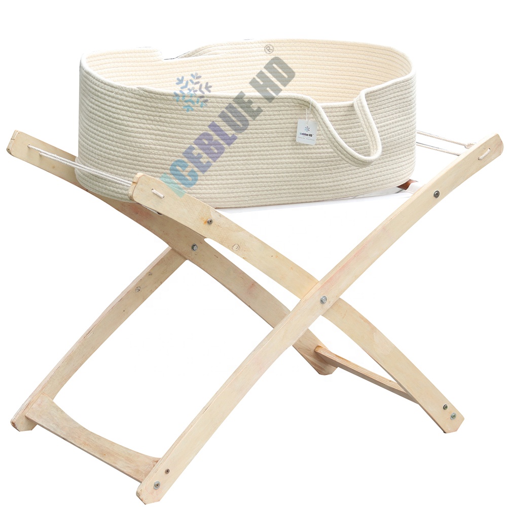 Экологичная белая корзина с подставкой ICEBLUE HD Low MOQ