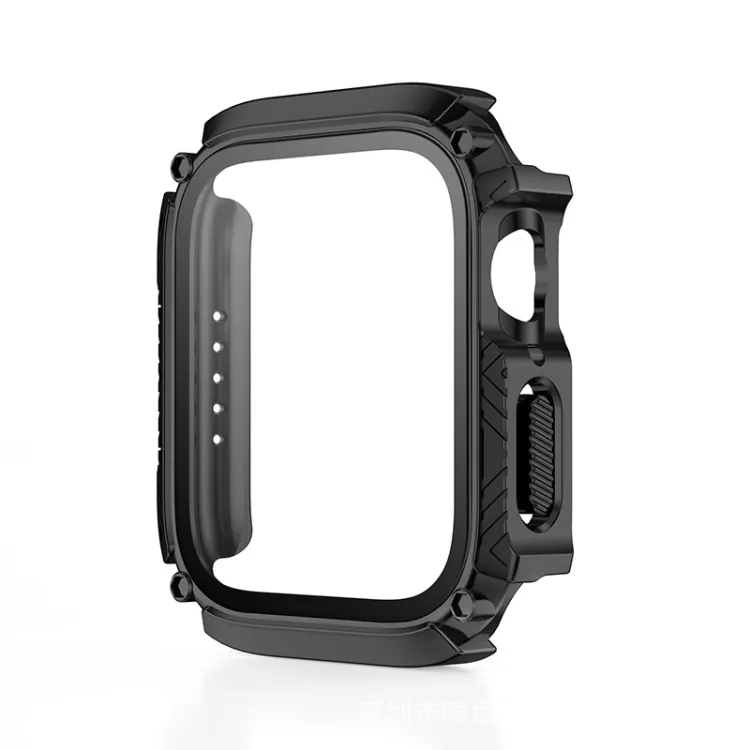 Top Selling Screen Tempered Glass Film Armor Waterproof Watch Case For Apple Watch Series 8 7 41mm Watch Case