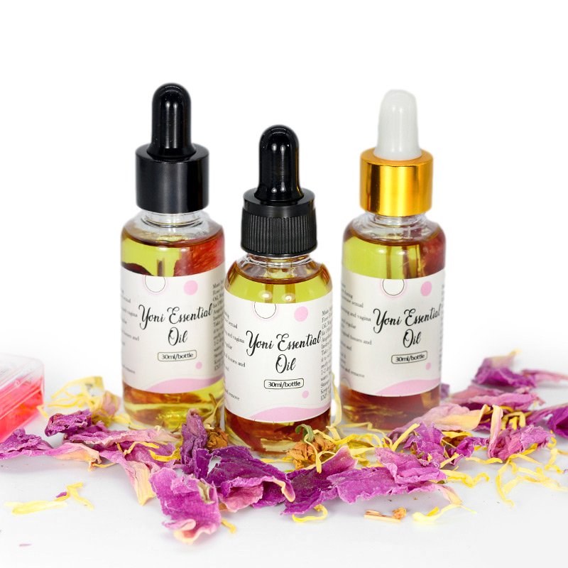 Feminine Care Private Label Organic Herbal Vagina Tightening Essential Yoni Oil with Bottles