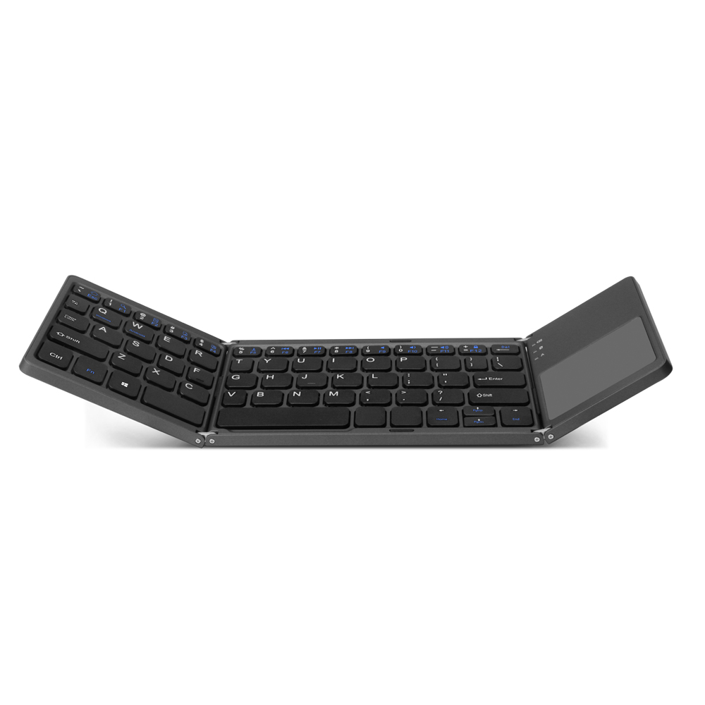 Мини teclado espaol тонкая трехслойная Беспроводная bluetooth клавиатура и тачпад