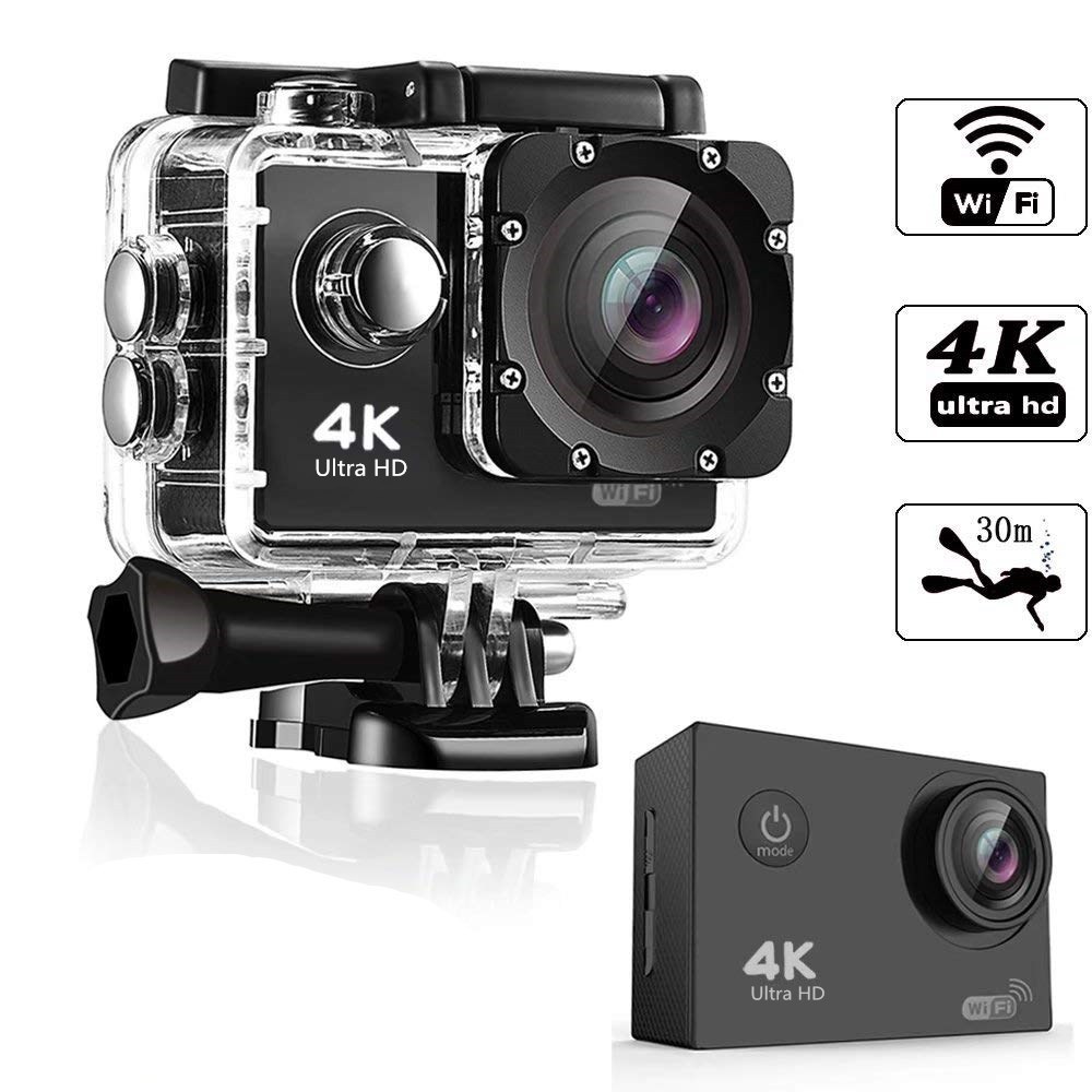 2 дюйма SJ9000 Wifi 4K 1080P HD спортивная экшн-камера DVR DV видеокамера 30 м Водонепроницаемая видеокамера на шлем