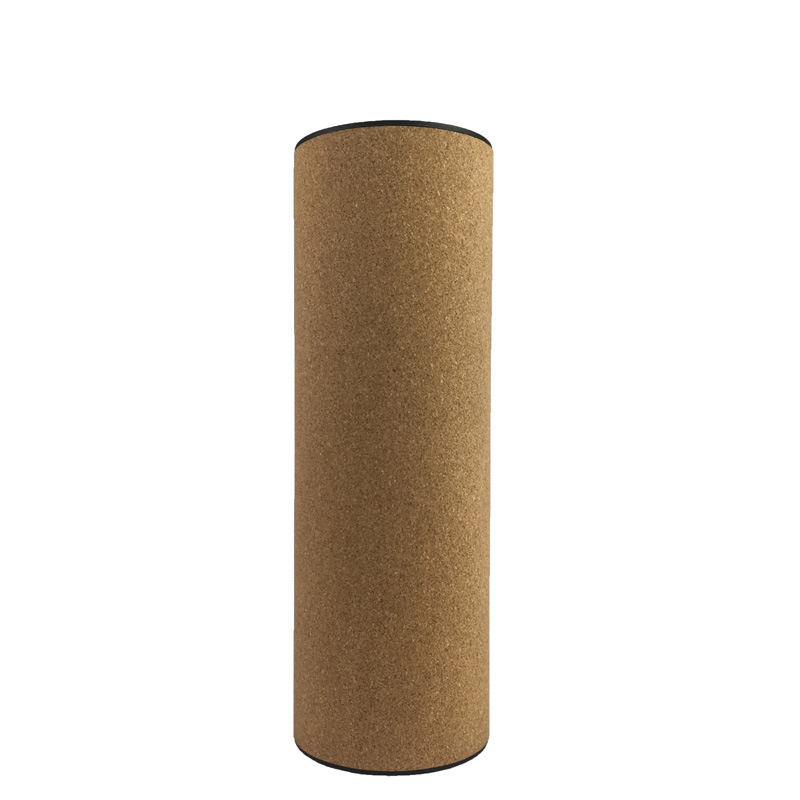 Gym Eco-friendly Unti-slip TPE Cork Pilates Roller Home Mascle Relax Balance Exercise Yoga Balance Column