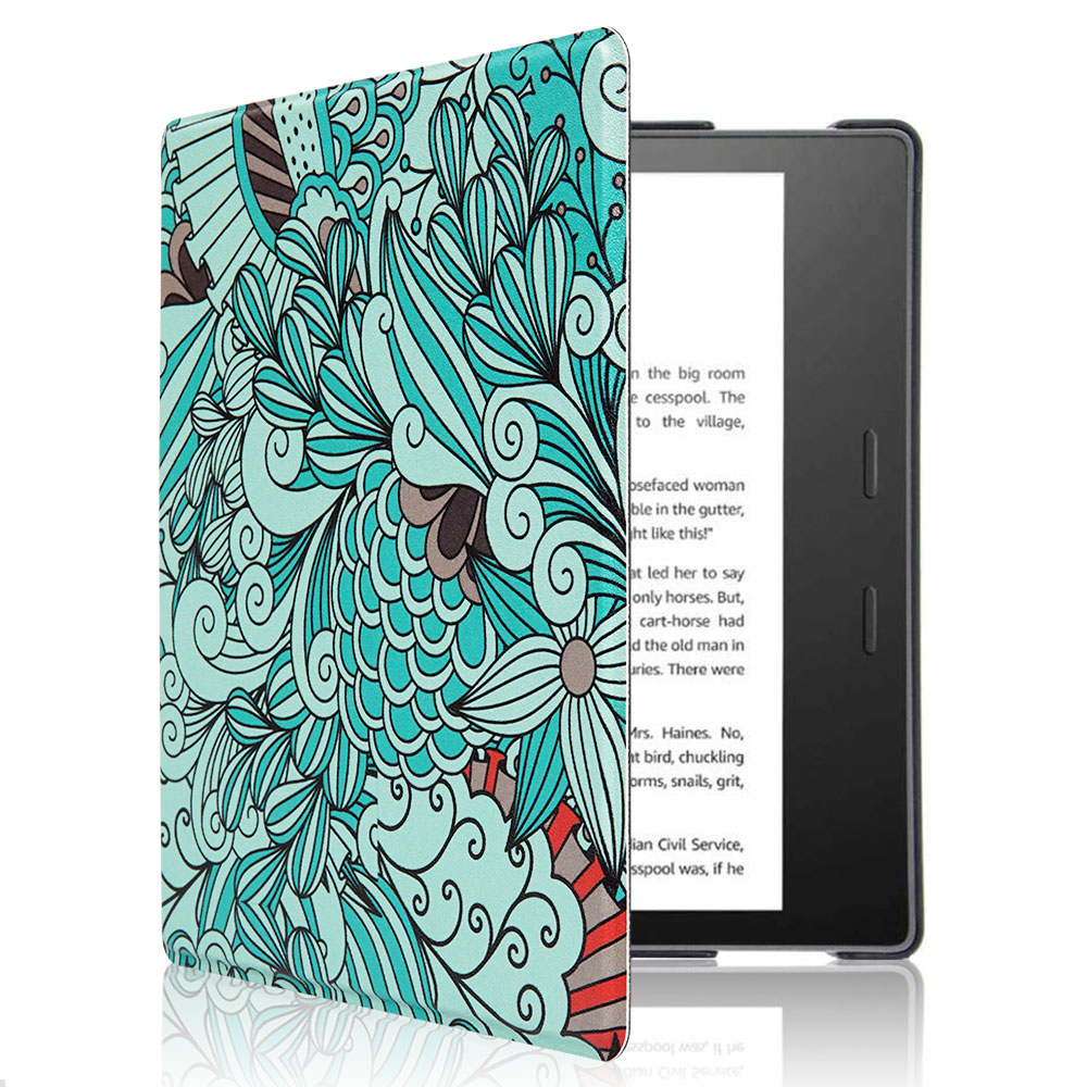 Ультра-тонкий корпус для чтения электронных книг 2 флип чехол 2017 для Amazon Kindle Oasis 2 электронных книг 7 "чтения электронных книг