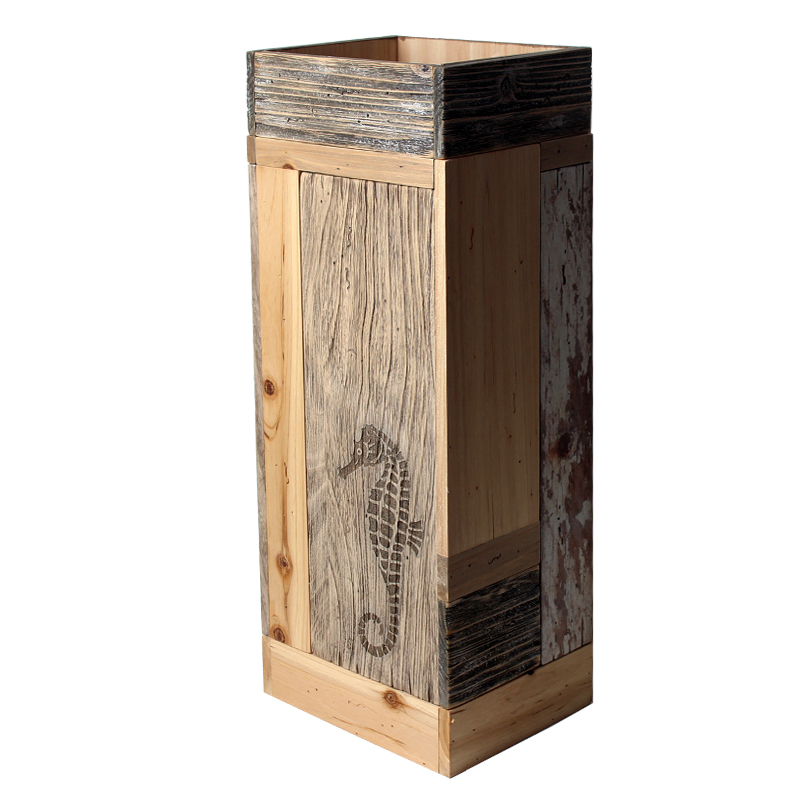 YBOX Handmade Umbrella Stand Holder Wooden Umbrella storage