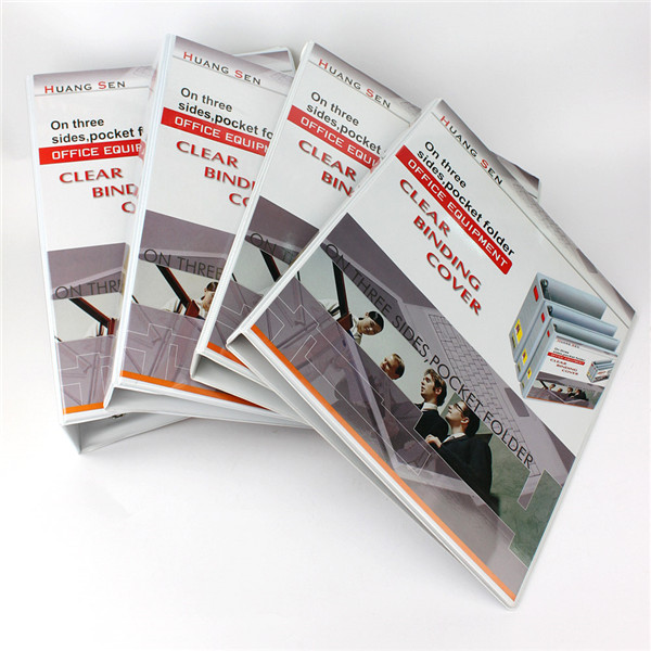 high Quality custom pp ring folders binder with o/ d slant wholesales trading card binder 2 Holes D Ring Binder Folder
