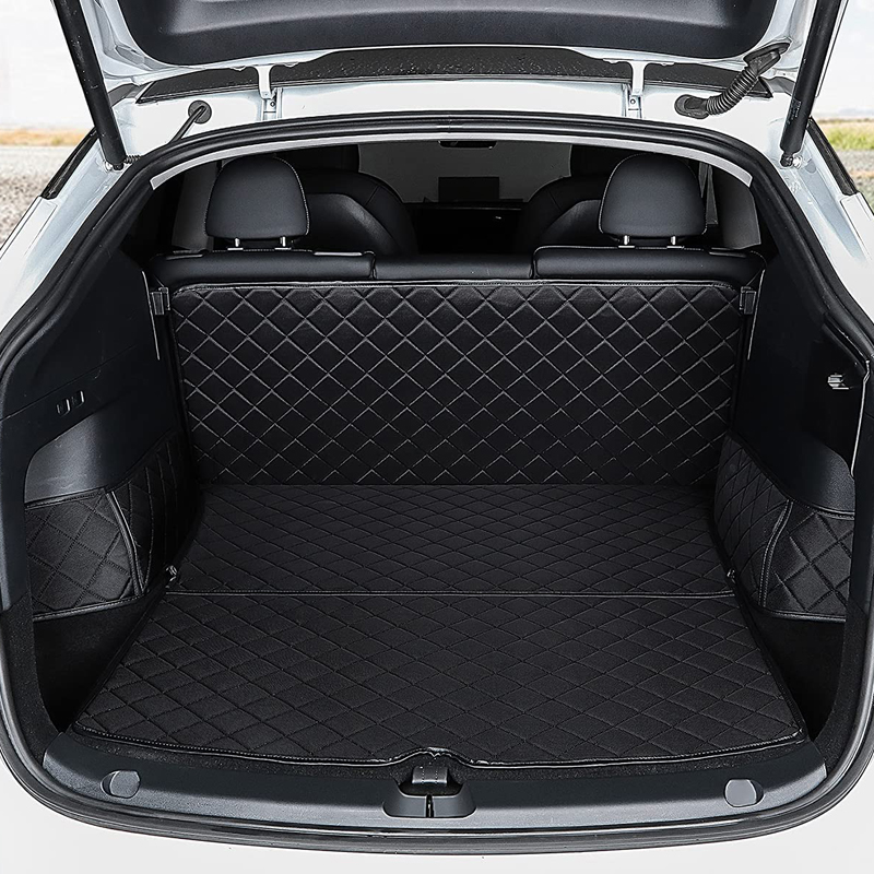 Car Parts rear trunk mat and seat back carpet for car Accessories for tesla model y