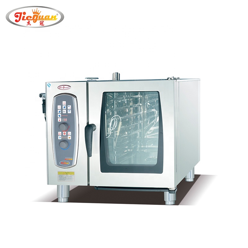 Electric Combi Oven Multifunctional Convection Oven 6 trays Steamer Combi Oven High class restaurant use