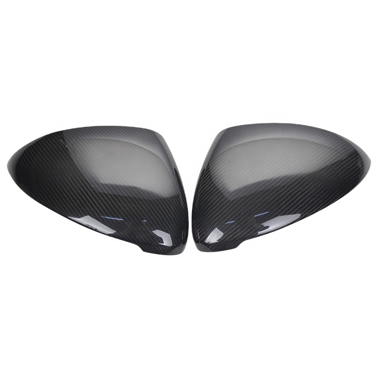 For Porsche Cayenne Real Dry Carbon Fiber Side View Mirror Covers Add on Style 2014-2017
