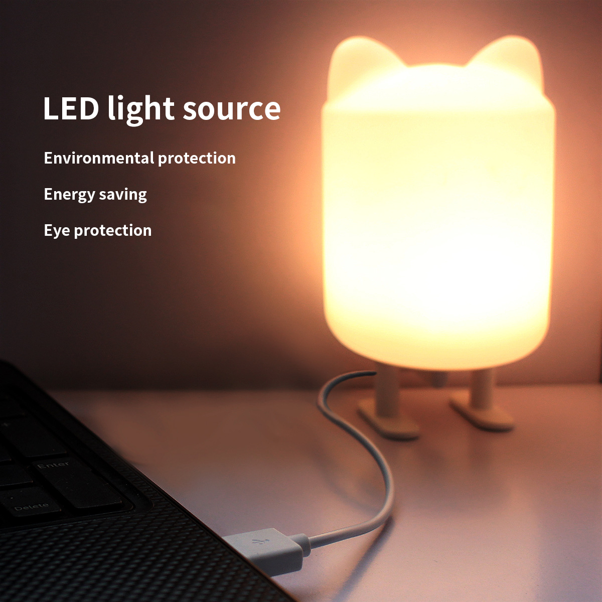 DIFUL дети ночник для ребенка силикагель USB спальня LED теплый 1,5 W ребенок сна ночник пульт дистанционного управления детская Ночная лампа