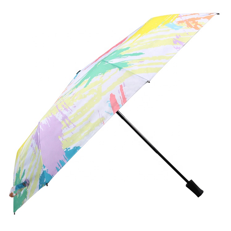 chinese umbrellas with logo prints in summer parasol umbrellas 3 folding paraguas for adults