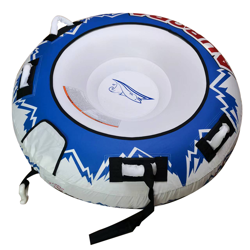 48inch Inflatable Single Round Towable Snow Sled Tube or Tubing for Summer and Winter Sports