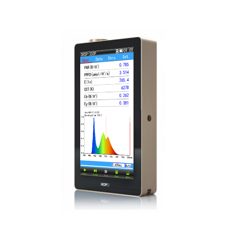 OHSP-350P горячая Распродажа, профессиональный интеллектуальный продукт, анализатор параметров лампы для роста растений/тестер/спектрометр