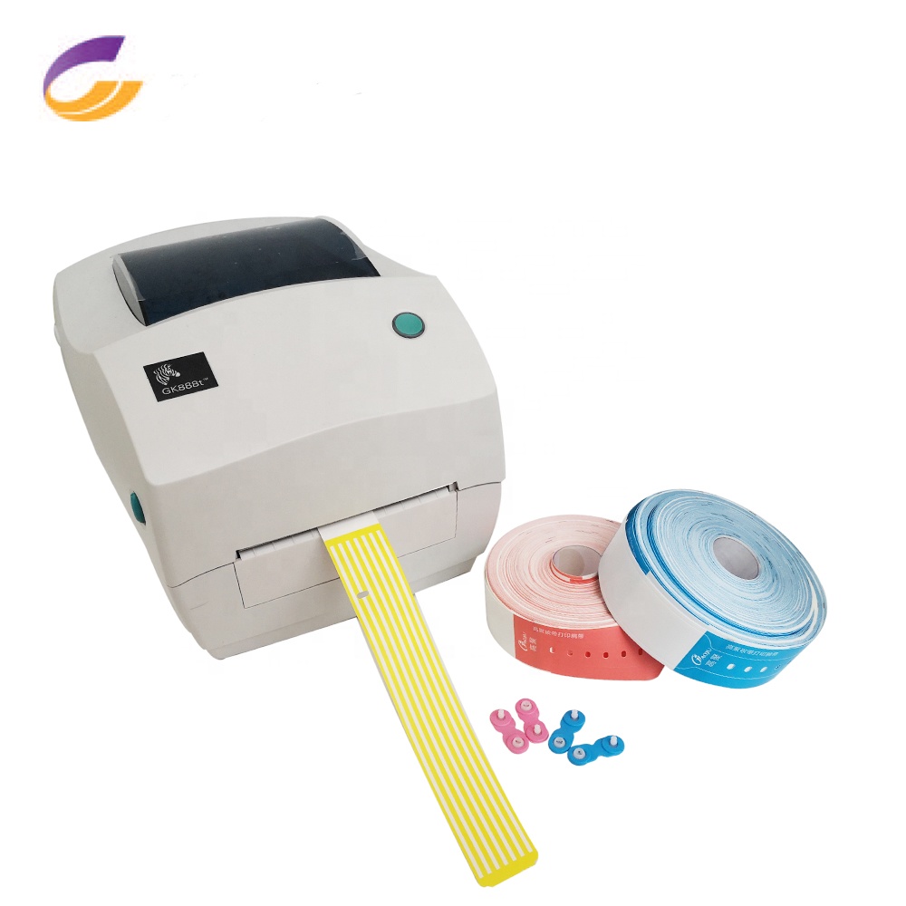 medical wristband medical id bands thermal hospital id bracelet
