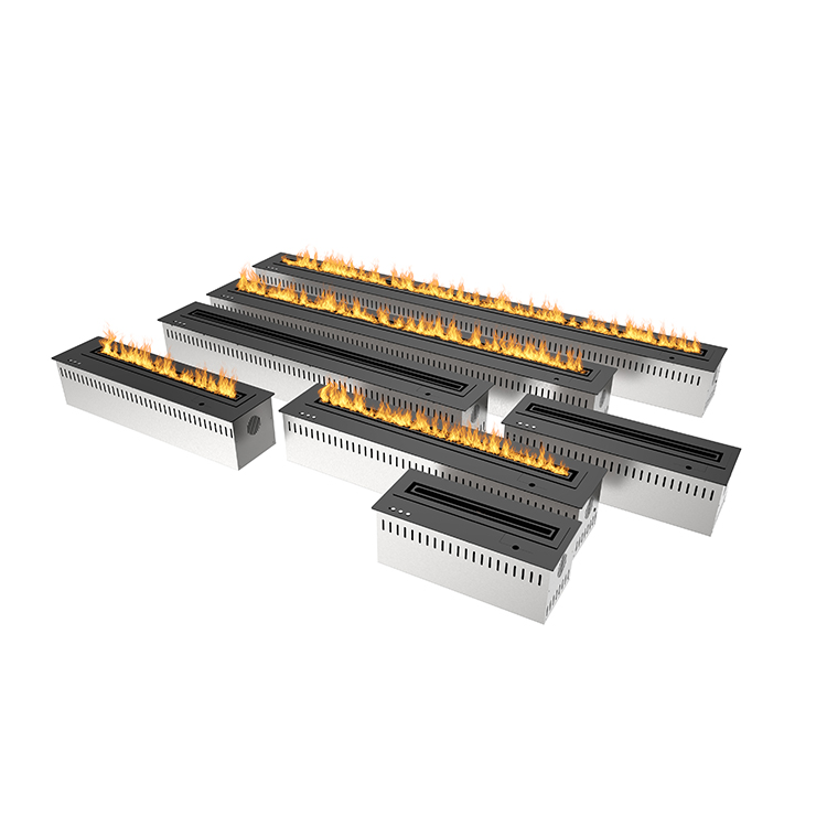 From 450m to 2800mm Customized Deluxe Remote Control Ethanol Fireplace
