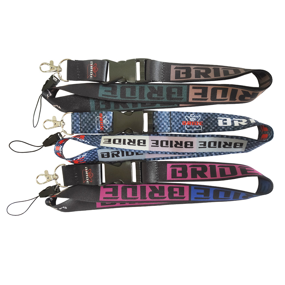 JDM Lanyard Auto Racing Neck Lanyards for Car Key Chain Mobile Phone