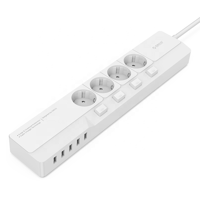 Сетевой фильтр с 4 выходами переменного тока и 5 портами USB