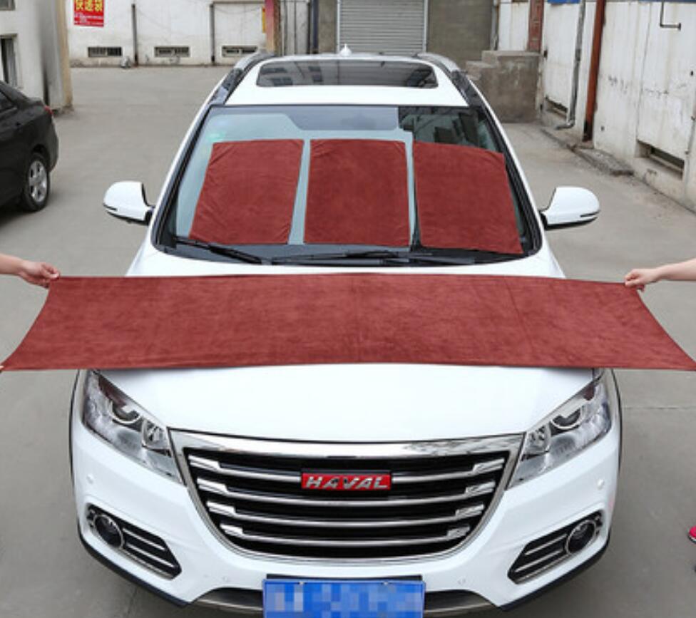 Оптовая продажа с фабрики, пользовательский размер, логотип 400 GSM, полотенца из микрофибры для чистки автомобиля