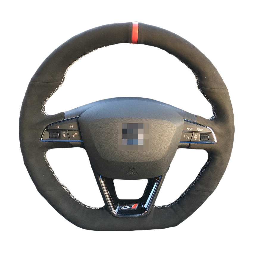 Чехол на руль для Seat Leon Cupra R Leon ST Ateca FR Ibiza 2013 2014 2015 2016 2017 2018