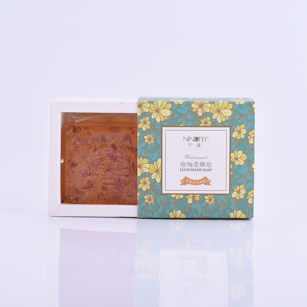 OEM Custom Private Label Wholesale Luxury Solid Natural Handmade wintersweet rose olive oil whitening soap skincare
