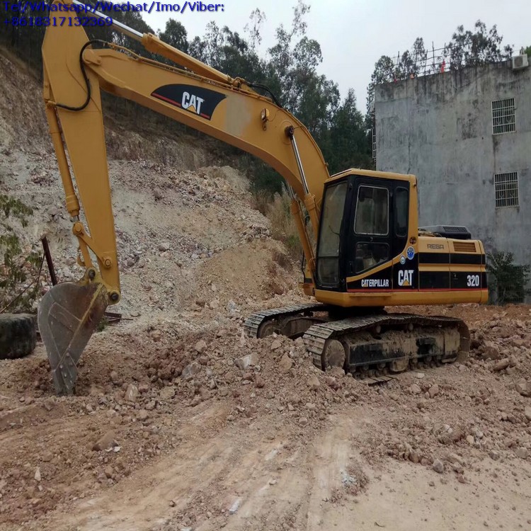 Высококачественный б/у гидравлический экскаватор Cat 320B 320C 20 тонн, сделано в Японии, гусеничный экскаватор Cat 320 320B 320C 320D