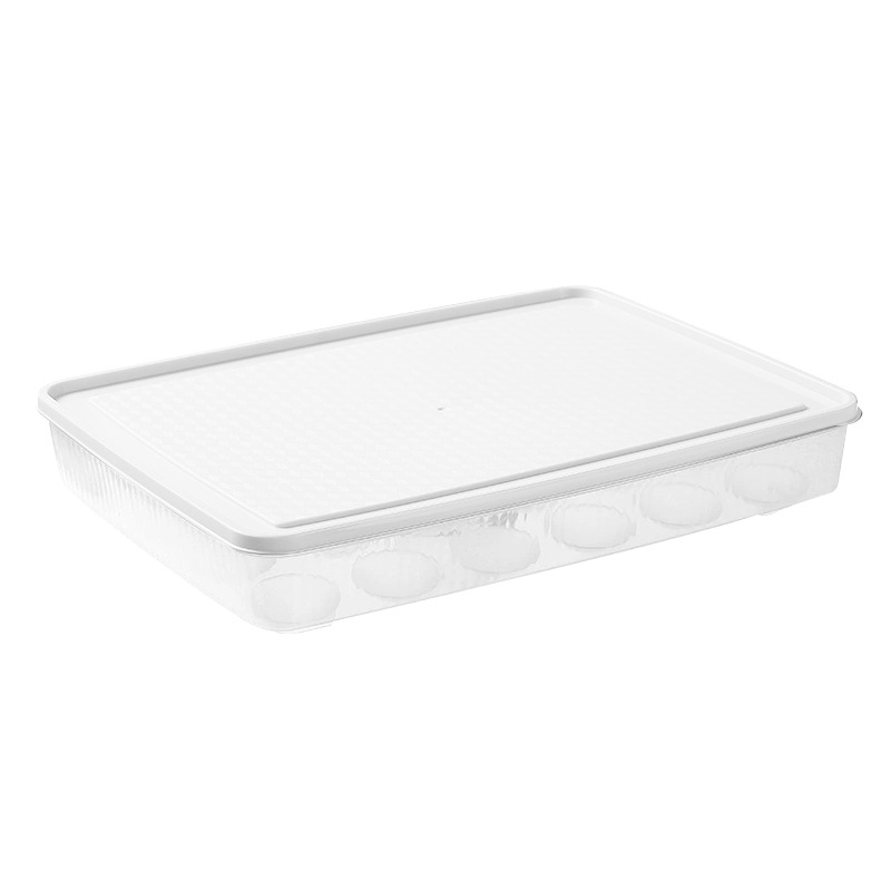 Kitchen 24 Grid Portable Picnic Plastic Storage Box