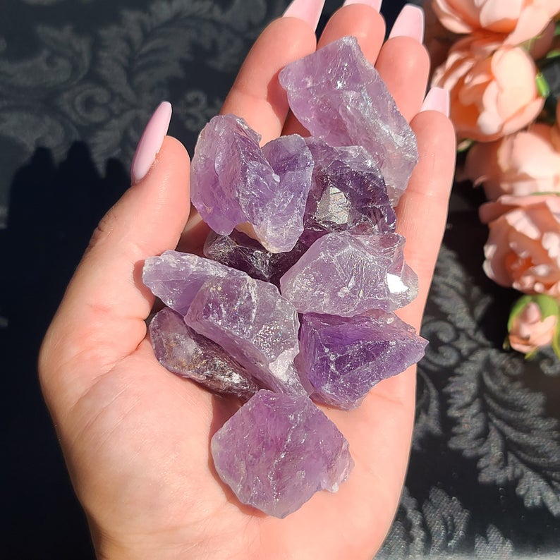 Natural Quartz Stone Amethyst Healing Crystal Luxury Decorative Crystal