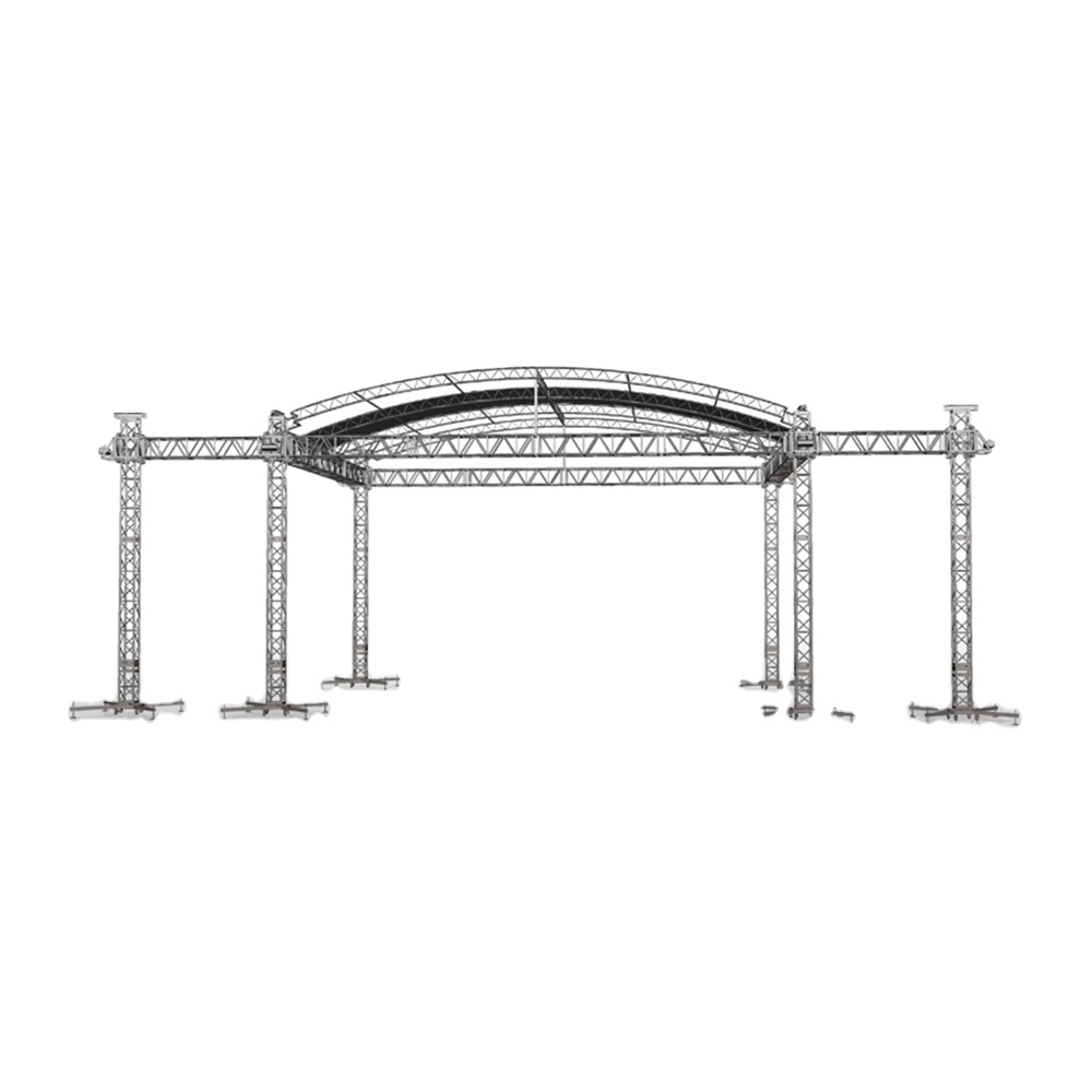 aluminum truss and stage, event tent aluminum truss system