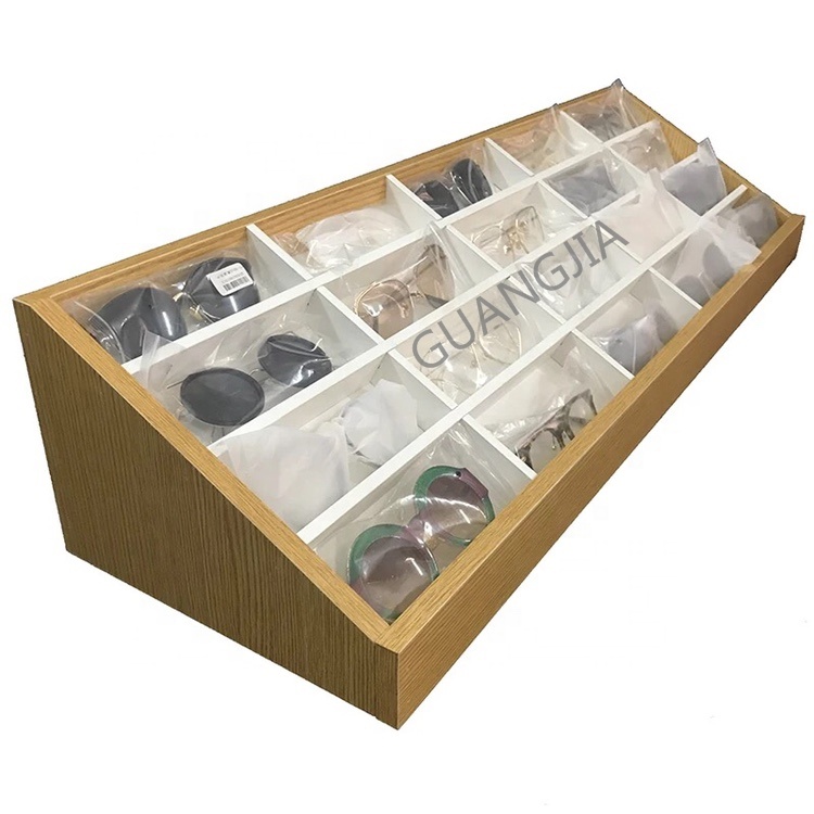 Glasses display Sunglass boxes Accessory display Boutique store display Miniso grocery store furniture